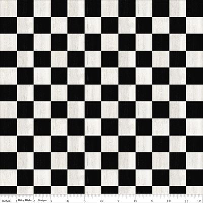 I'd Rather be Playing Chess- Checkerboard- Black